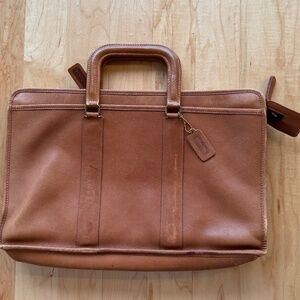 Authentic Vintage Coach "Embassy" Attache/Briefcase/Laptop Bag